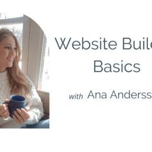 Website Building Basics Course