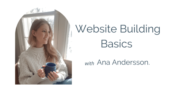 Website Building Basics Course