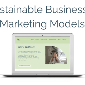 Sustainable Business & Marketing Models Course